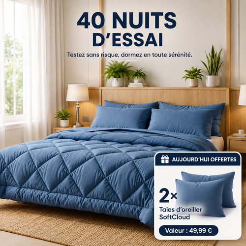 EasySleep® – La couette 2-en-1 à séchage rapide qui remplace vos draps.