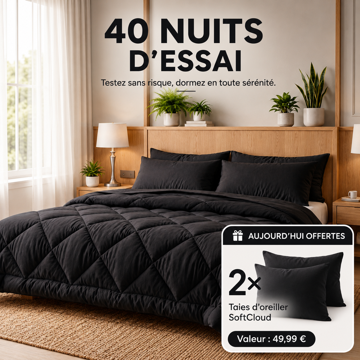 EasySleep® – La couette 2-en-1 à séchage rapide qui remplace vos draps.
