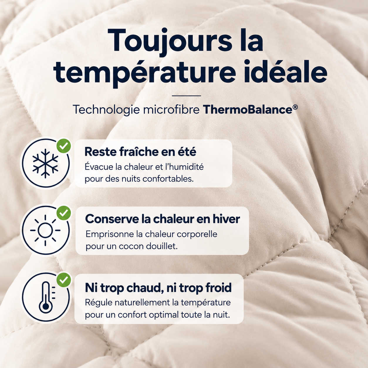 EasySleep® – La couette 2-en-1 à séchage rapide qui remplace vos draps.