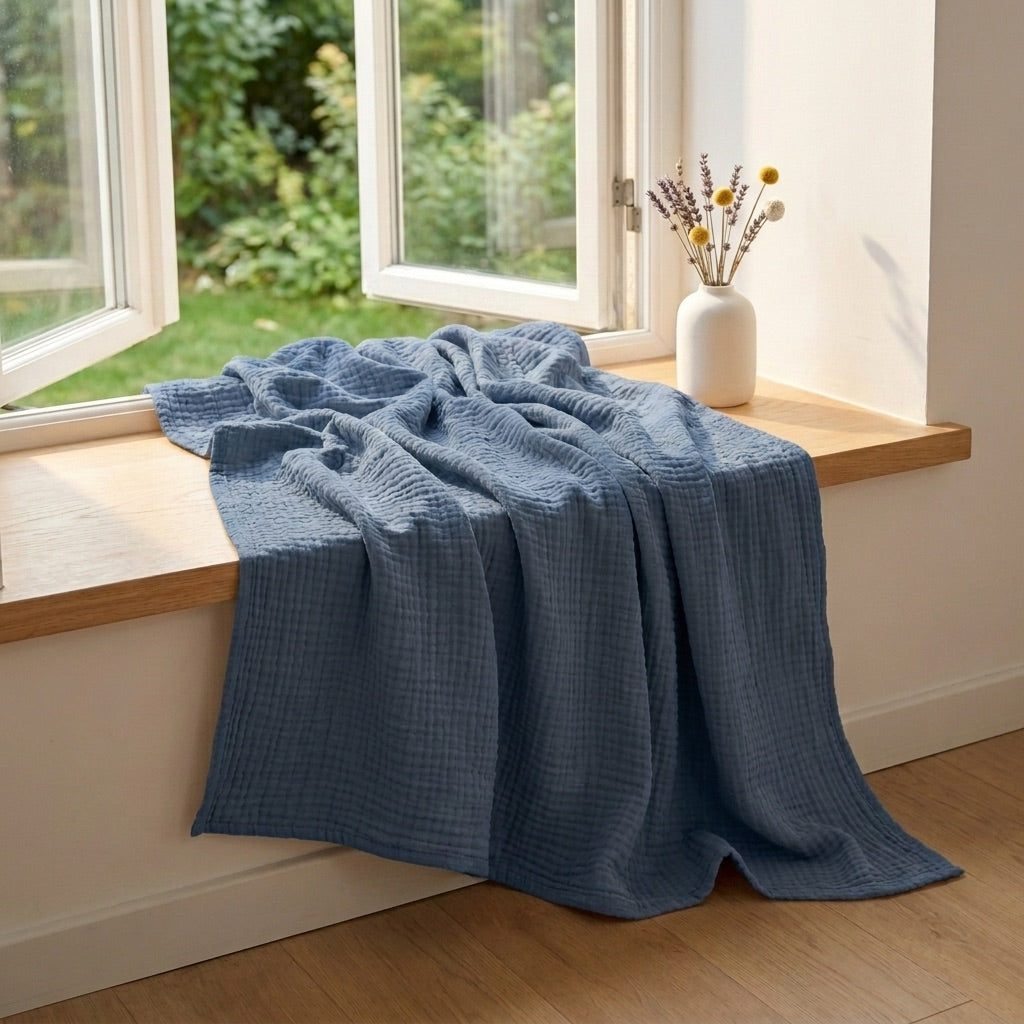 Couverture douce en mousseline
