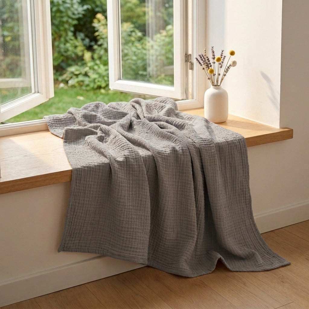 Couverture douce en mousseline