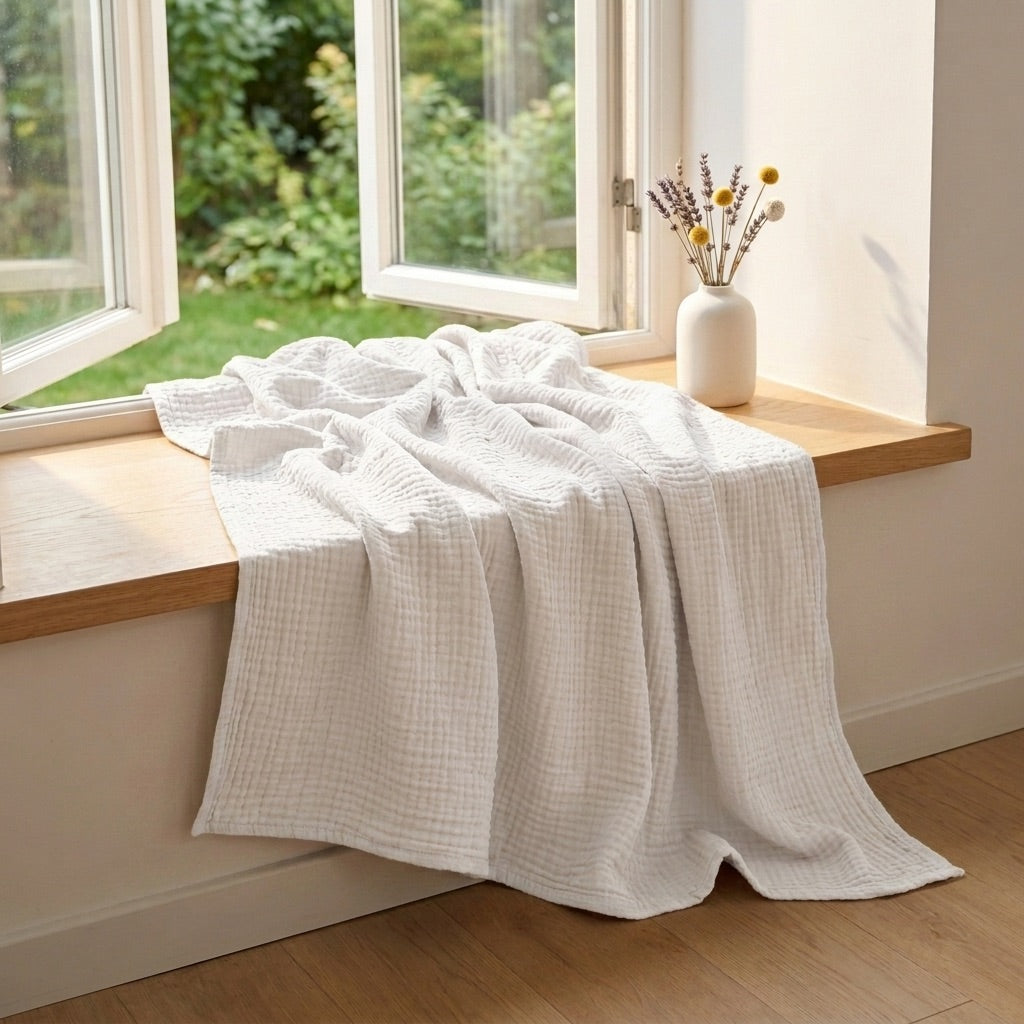 Couverture douce en mousseline