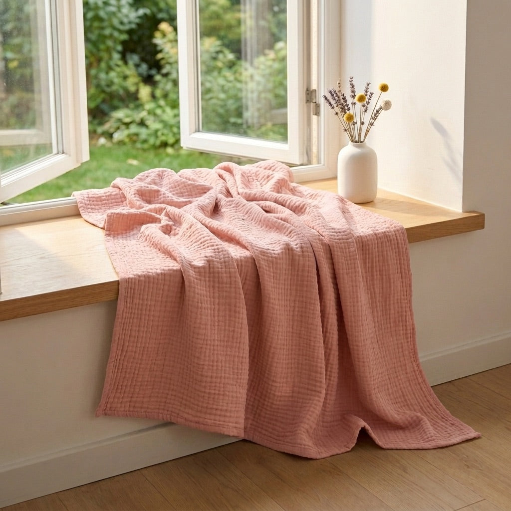 Couverture douce en mousseline