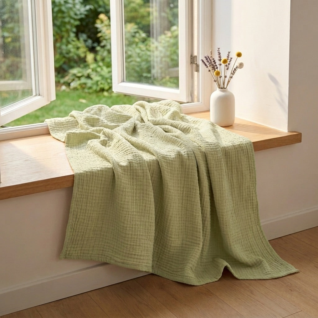 Couverture douce en mousseline