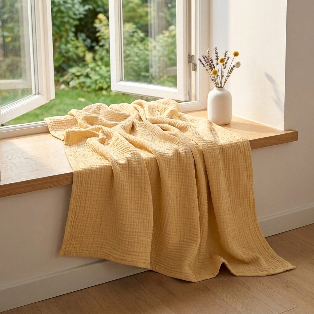Couverture douce en mousseline