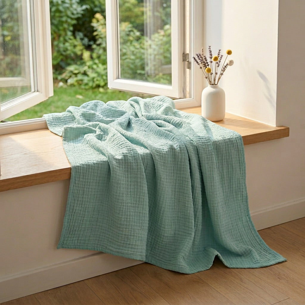 Couverture douce en mousseline